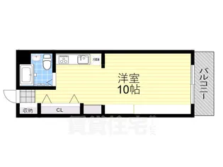 大阪府茨木市西駅前町【マンション】の間取り
