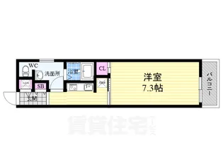 LaFiteKARASUMA【4階】の間取り