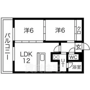 グリーンハイツ名東【2階】の間取り