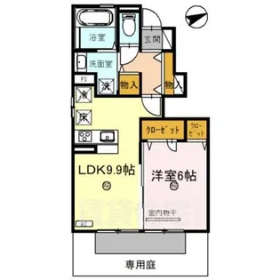 ユーフォリア【1階】の間取り