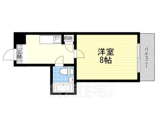 シティハイツ公園東【5階】の間取り