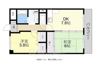 ガゼル藤沢【5階】の間取り