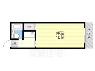 まるきハイツ東大利【1階】の間取り