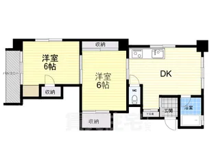 新光マンション【4階】の間取り