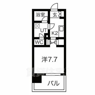 ラ シェンテ丸の内【7階】の間取り