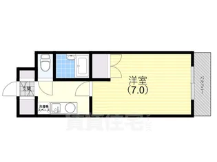 ブランシュ・ド・離宮【1階】の間取り