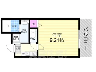 フラッティ花園春日【3階】の間取り
