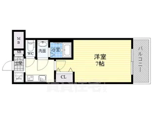 La Douceur新大阪【7階】の間取り