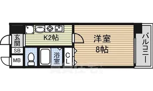 ヒルズ新栄【6階】の間取り