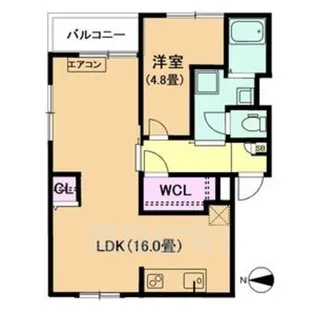 ウィステリア矢田(ウィステリアヤダ)【4階】の間取り