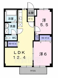 シティシャトレ【1階】の間取り