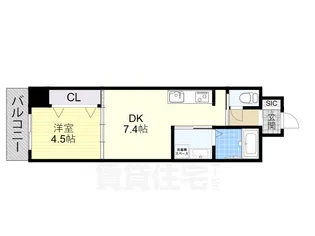 大阪府堺市中区深井沢町【マンション】の間取り