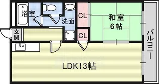 イマセイハイツ【105号室】の間取り