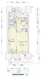 プレサンス丸の内リラティ【11階】の間取り