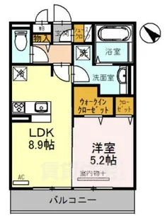 グラシア【3階】の間取り