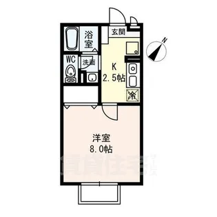 リヴェールメゾン【2階】の間取り