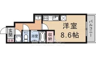 ハイツ喜望峰【1階】の間取り