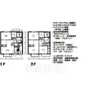 フェリシオ高野B棟【2階】の間取り