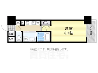 インベスト塚口S-FRONT【4階】の間取り