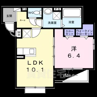 ラ・コリーヌ今福A【2階】の間取り