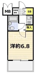 ダイアパレス京都祇園【5階】の間取り
