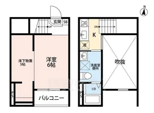 Ju-Jitsu Terrace(ジュウジツテラス) 【2階】の間取り
