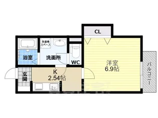 YTSハイツ若松町PART1【2階】の間取り