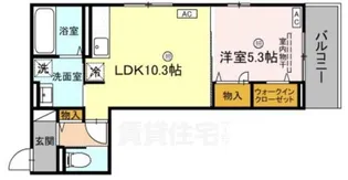 アリビオ立花【3階】の間取り
