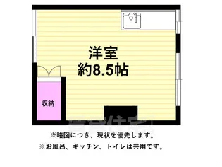 幸福荘【2階】の間取り