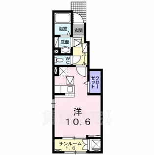 パークサイド白土2【1階】の間取り