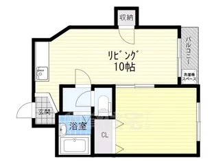 ハイツ安井【4階】の間取り