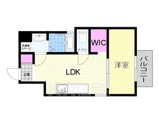 Laule'a姫島【2階】の間取り