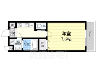 リトラル西宮北【2階】の間取り