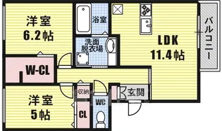 プロスペリテ【2階】の間取り