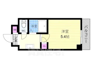 S-RESIDENCE京都竹田dormitory【7階】の間取り
