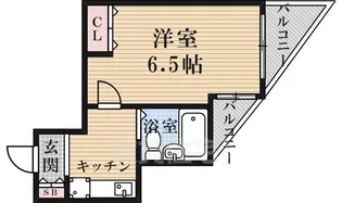 エスリード京都駅前【10階】の間取り