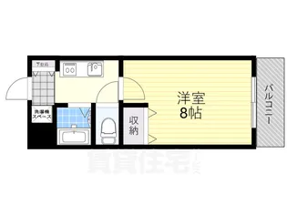 スタツィオーネ中百舌鳥【4階】の間取り