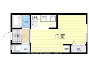 ビーコート丸山【1階】の間取り