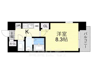 リッツ新大阪【6階】の間取り