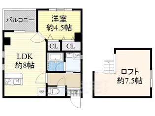 イル・グラッツィア博多駅前2【4階】の間取り