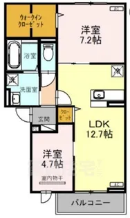 バレー【2階】の間取り