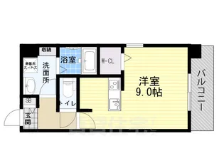 Le CINQ 尼崎東【4階】の間取り