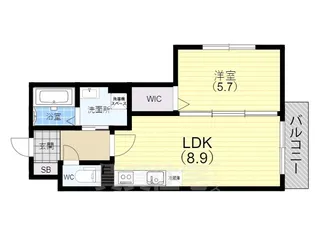 Salena【2階】の間取り
