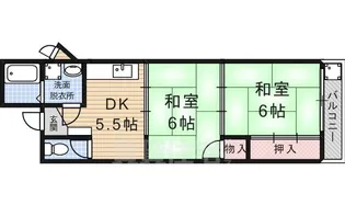 レジデンス菱屋【3階】の間取り