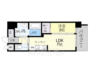 スリーアイランドタワー桜山【9階】の間取り