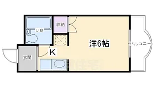 コーポアルビオレ【5階】の間取り