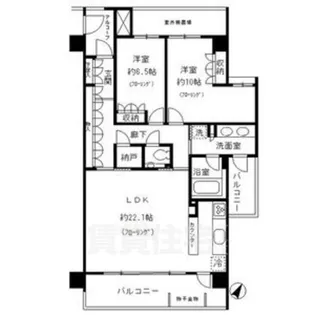 愛知県名古屋市千種区新池町1丁目【マンション】の間取り