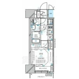ディアレイシャス今池【8階】の間取り