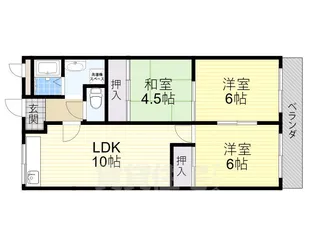 エコーハイツ2【2階】の間取り