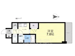 THE RESIDENCE H【10階】の間取り